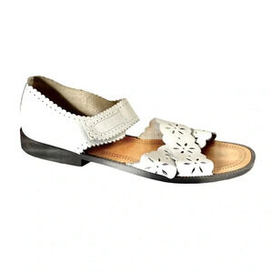 LEATHER CRAFT by FASHION TRADITION | Leather Sandals, Crossover Straps Size 7.5W